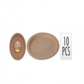 Comprar Platos Carton 22 Cm Lote 10 Ecofriendly 207212 al Mejor Precio