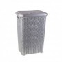 Comprar Pongotodo Mimbre 60 L Plata  Plasticforte 35184 al Mejor Precio