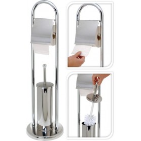 Comprar Portarrollos + Portaescobillas Inox  Importacion 173001 al Mejor Precio