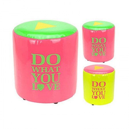 Comprar Puf Neon 31X31X33 Cm 2 Colores  Importacion 17002 al Mejor Precio