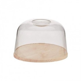 Comprar Quesera Madera Tapa Metacrilato 22 Cm  Artema 218017 al Mejor Precio