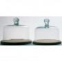 Comprar Quesera Vidrio Base Madera 22 Cm 4083  San Miguel 78062 al Mejor Precio