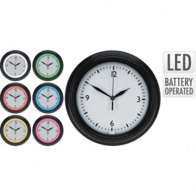 Comprar Reloj Pared 30 Cm Neon Led Surtidos  Importacion 262729 al Mejor Precio