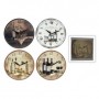 Comprar Reloj Pared Chapa 28 Cm Vinos  Segnale 262719 al Mejor Precio