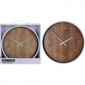 Comprar Reloj Pared Fondo Madera 25 Cm  Importacion 262703 al Mejor Precio