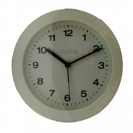 Comprar Reloj Plastico Blanco 24 Cm 563001  Importacion 262738 al Mejor Precio