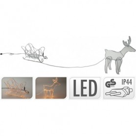 Comprar Reno Con Carro Compra Led 14Mts  Importacion 324094 al Mejor Precio
