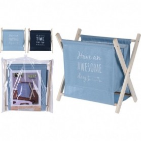 Comprar Revistero Madera Tela 32X21X30 Cm  Kids 17044 al Mejor Precio