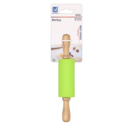 Comprar Rodillo Silicona Madera 38X4,5 Cm Blister Happyfriends 30141 al Mejor Precio