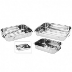 Comprar Rustideras Inoxidable 36+31+27 Cm Lote 3 Excellent 172020 al Mejor Precio