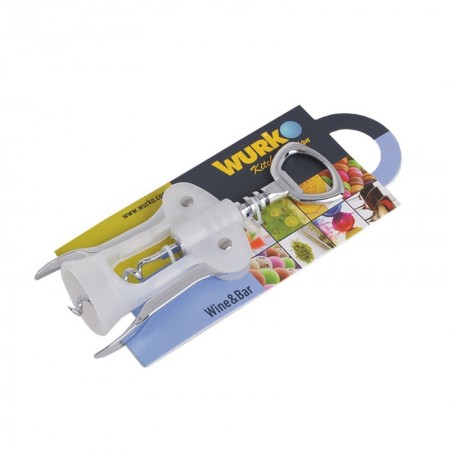 Comprar Sacacorchos 2 Brazos Transparente 25595 Blister Wurko 16018 al Mejor Precio