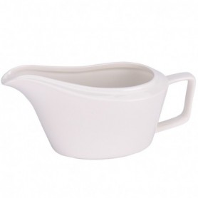 Comprar Salsera Porcelana Blanca  Importacion 257039 al Mejor Precio