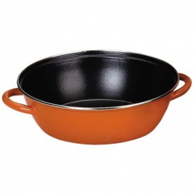 Comprar Sarten Honda Con Asas Orange 28 Cm  Ibili 12076 al Mejor Precio