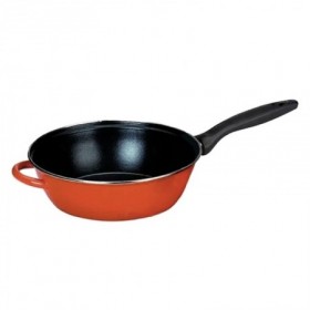 Comprar Sarten Honda Con Mango Y Asa Orange 32 Cm  Ibili 12086 al Mejor Precio