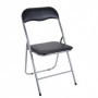 Comprar Silla Plegable Acolchada Negra  Importacion 208083 al Mejor Precio