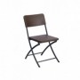 Comprar Silla Plegable Easy Rattan Marron  Resol 148031 al Mejor Precio