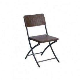 Comprar Silla Plegable Easy Rattan Marron  Resol 148031 al Mejor Precio