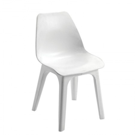 Comprar Silla Resina Eolo Reforzada Blanca  Progarden 206554 al Mejor Precio