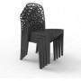 Comprar Silla Resina Flora Antracita  Spgarden 206592 al Mejor Precio