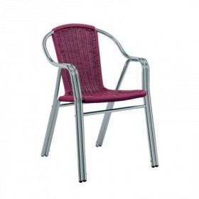 Comprar Sillon Aluminio Edge Comfort Burdeos  Resol 148006 al Mejor Precio