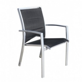 Comprar Sillon New York Negro Aluminio Textiline  Dl 206768 al Mejor Precio
