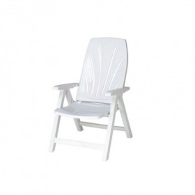 Comprar Sillon Posiciones Resina Blanco 8092  Garden Life 206274 al Mejor Precio
