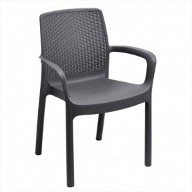 Comprar Sillon Regina Antracita  Progarden 206347 al Mejor Precio