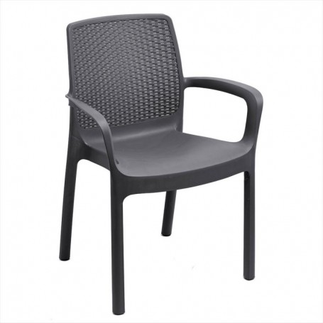 Comprar Sillon Regina Antracita  Progarden 206347 al Mejor Precio