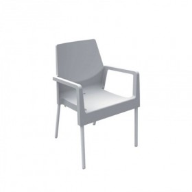 Comprar Sillon Resina Aluminio Blanco 8310B  Garden Life 206595 al Mejor Precio
