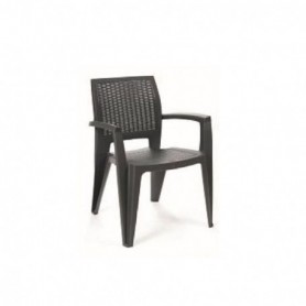 Comprar Sillon Resina Caribe Antracita  Joluce 206569 al Mejor Precio