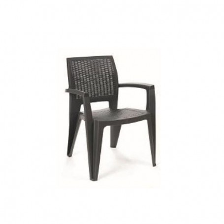Comprar Sillon Resina Caribe Antracita  Joluce 206569 al Mejor Precio