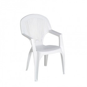 Comprar Sillon Respaldo Alto Blanco 8301  Garden Life 206261 al Mejor Precio