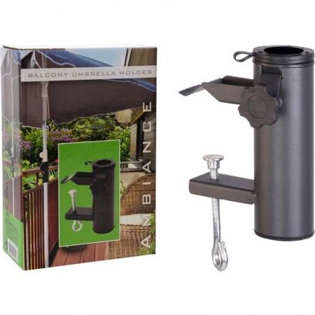Comprar Soporte Parasol Balcon 34 A 48 Mm Metalico  Ambiance 202076 al Mejor Precio