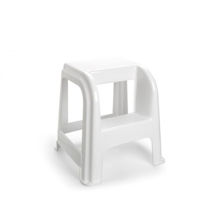 Comprar Taburete Domus 44X42X45 Cm Blanco  Plasticforte 35126 al Mejor Precio