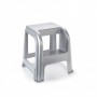 Comprar Taburete Domus 44X42X45 Cm Plata  Plasticforte 35127 al Mejor Precio