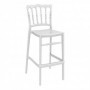 Comprar Taburete Respaldo Opera Blanco 75Cm  Resol 148045 al Mejor Precio