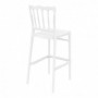 Comprar Taburete Respaldo Opera Blanco 75Cm  Resol 148045 al Mejor Precio