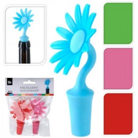 Comprar Tapones Botella Flor 2 Piezas Blister 2 Excellent 20015 al Mejor Precio