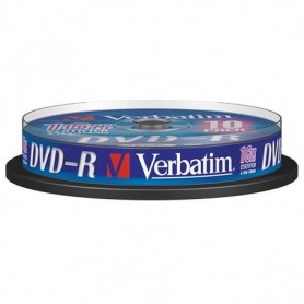 Comprar Tarrina 10 Dvdr 16X  Verbatim 803007 al Mejor Precio