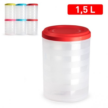 Comprar Tarro Atenas 1,5 Litros  Plasticforte 35087 al Mejor Precio