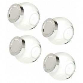 Comprar Tarros Vidrio 190 Ml 4 Piezas Lote 4 Excellent 20323 al Mejor Precio