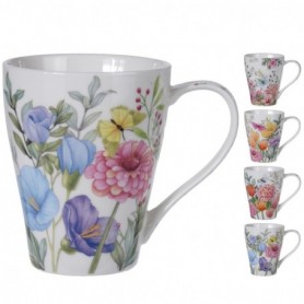 Comprar Taza Mug Flores 370 Ml  Importacion 257060 al Mejor Precio