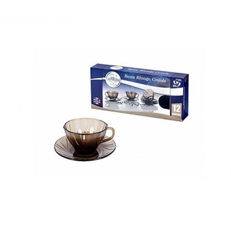 Comprar Tazas Con Plato Beau Rivage Creole 18 Cl Estuche 6  Duralex 110054 al Mejor Precio