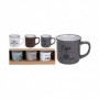 Comprar Tazas Mug Esmalte 330 Cc 3 Piezas Lote 3 Excellent 19070 al Mejor Precio