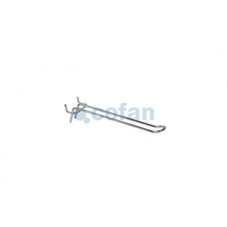 ▷ Gancho Doble (P. Perforado) 15 cm | Ferreidea