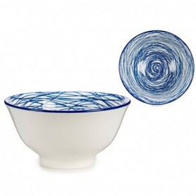 Comprar Tazon Bol Rayado Azul 16 Cm  Arteregal 15043 al Mejor Precio