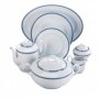Comprar Te 27 Piezas Aloia Elegance Azul Juego Santa Clara 322016 al Mejor Precio