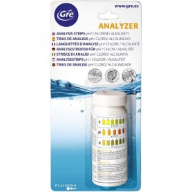 Comprar Test Ph + Cloro + Alcalinidad 50 Tiras  Gre 256179 al Mejor Precio