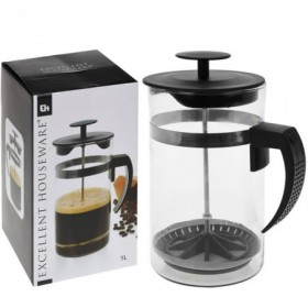 Comprar Tisanera Embolo Vidrio 1 L  Excellent 20322 al Mejor Precio