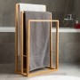 Comprar Toallero Pie Bambu 40X24,5X82 Cm  Bathroom 173115 al Mejor Precio